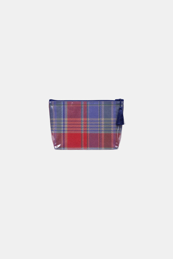 Shell & Sail Makeup Bag - Nantucket Madras