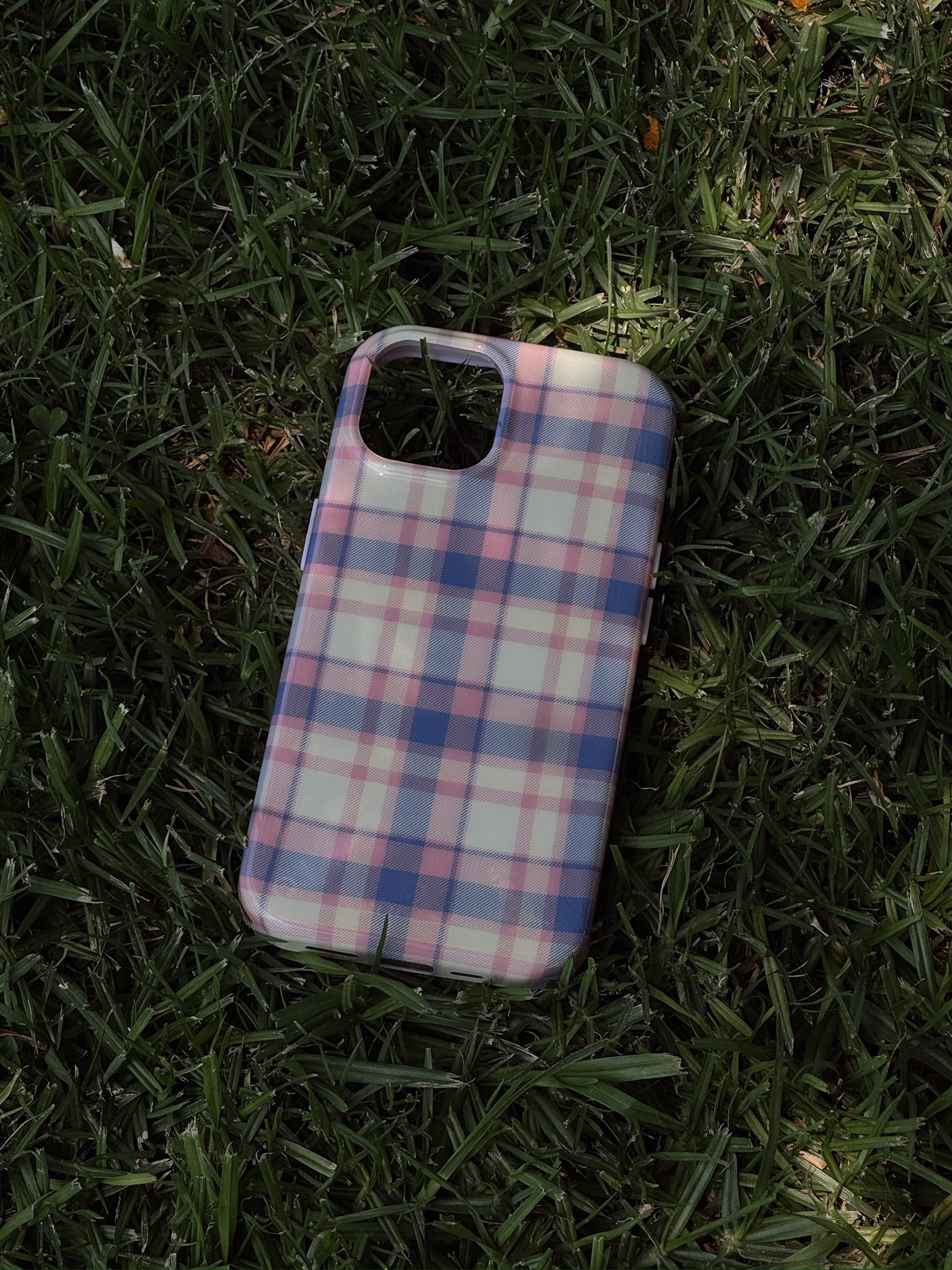 Garden Bed Phone Case - Country Check