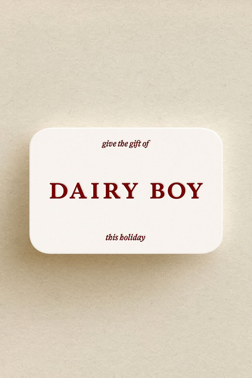 Dairy Boy Digital Gift Card