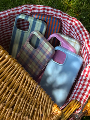 Garden Bed Phone Case - Cool Blue