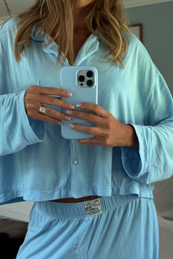 Garden Bed Phone Case - Cool Blue