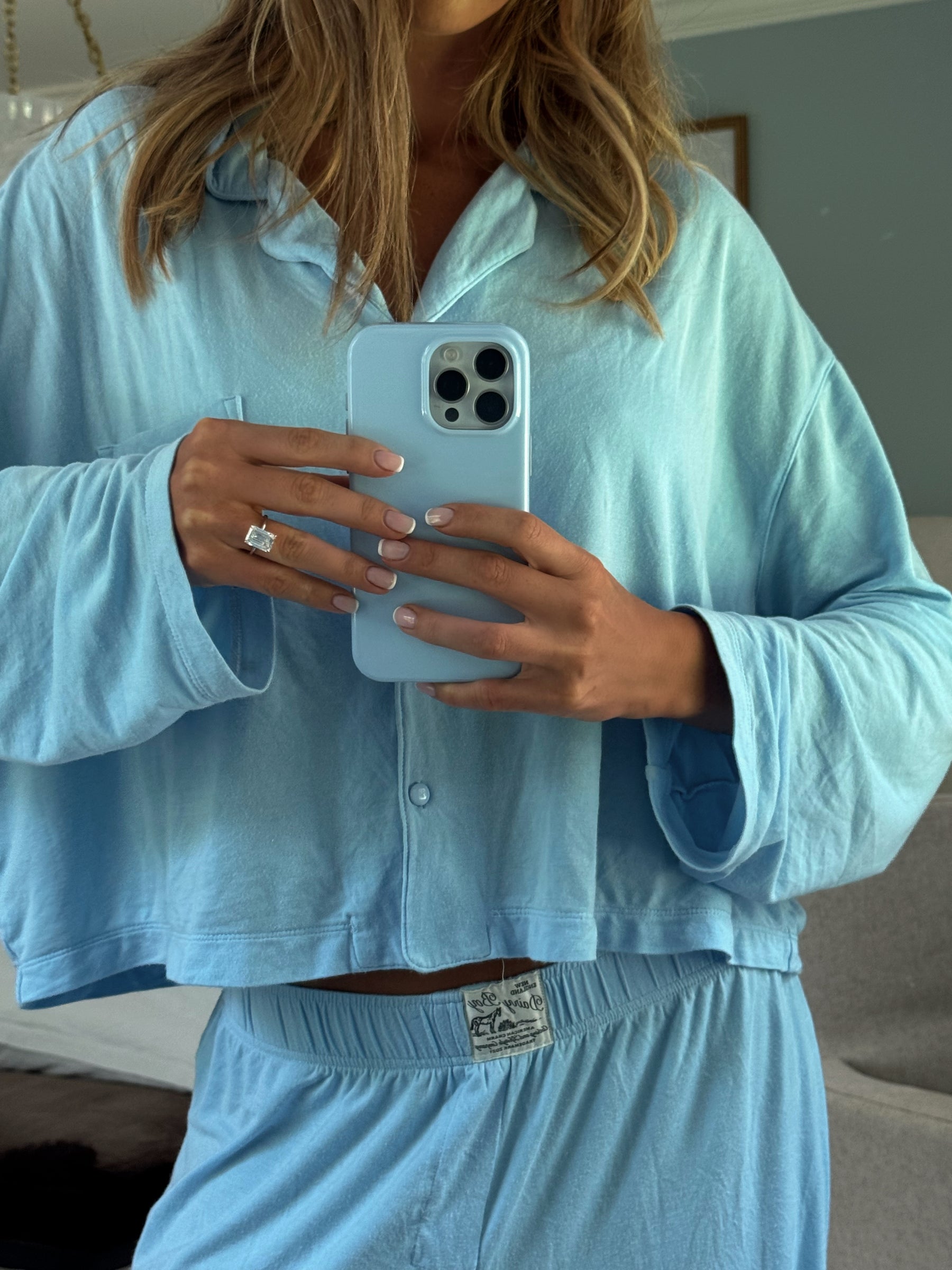 Garden Bed Phone Case - Cool Blue