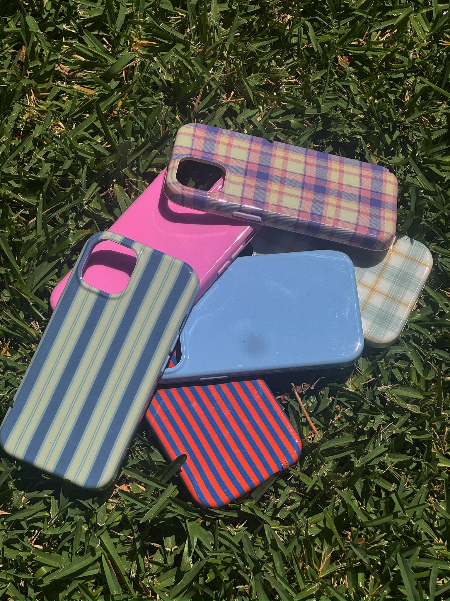 Garden Bed Phone Case - Country Check