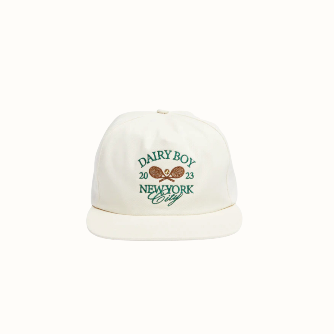 Tennis Street Style Hat - Cream