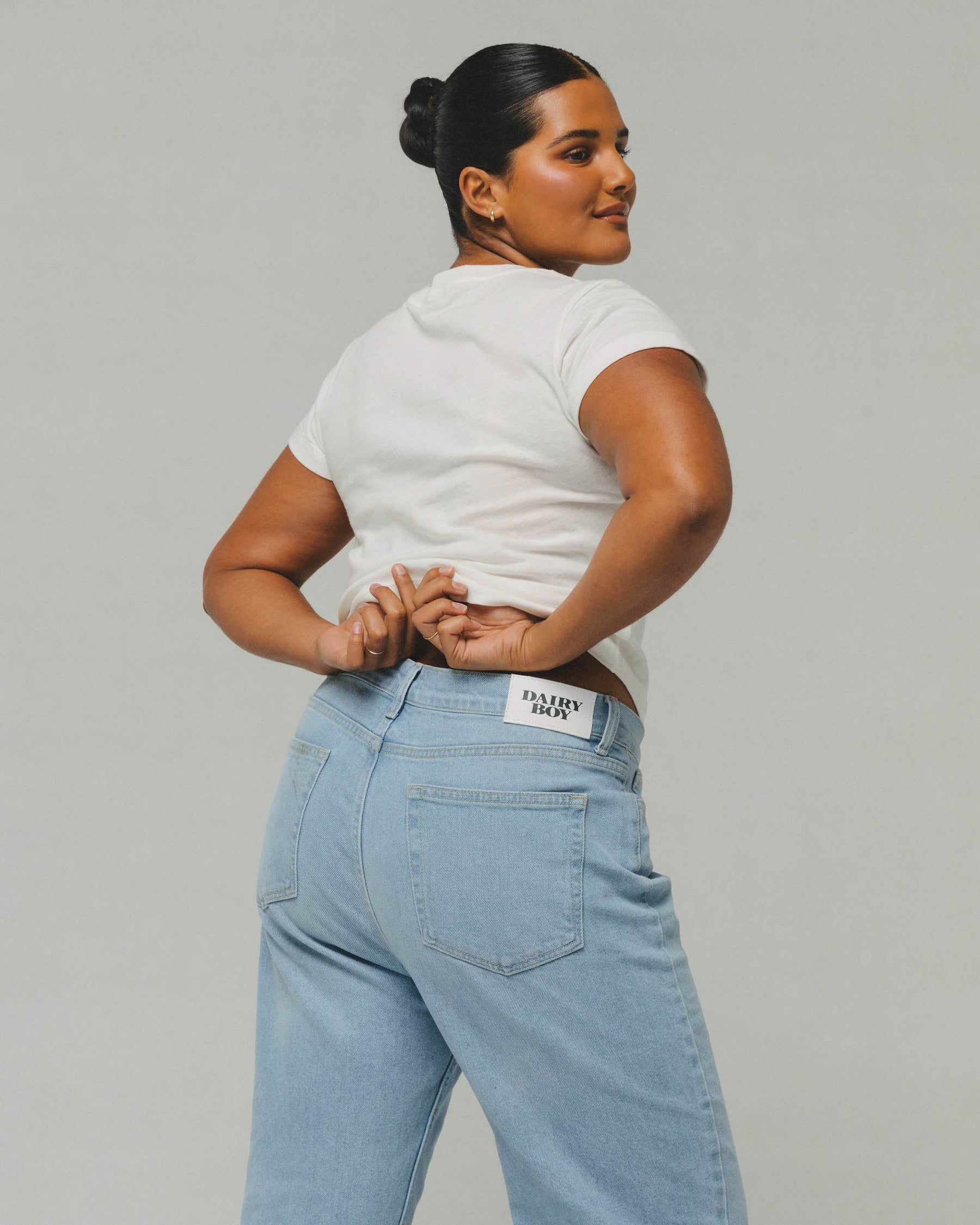 Relaxed Straight Leg Denim - Light Wash