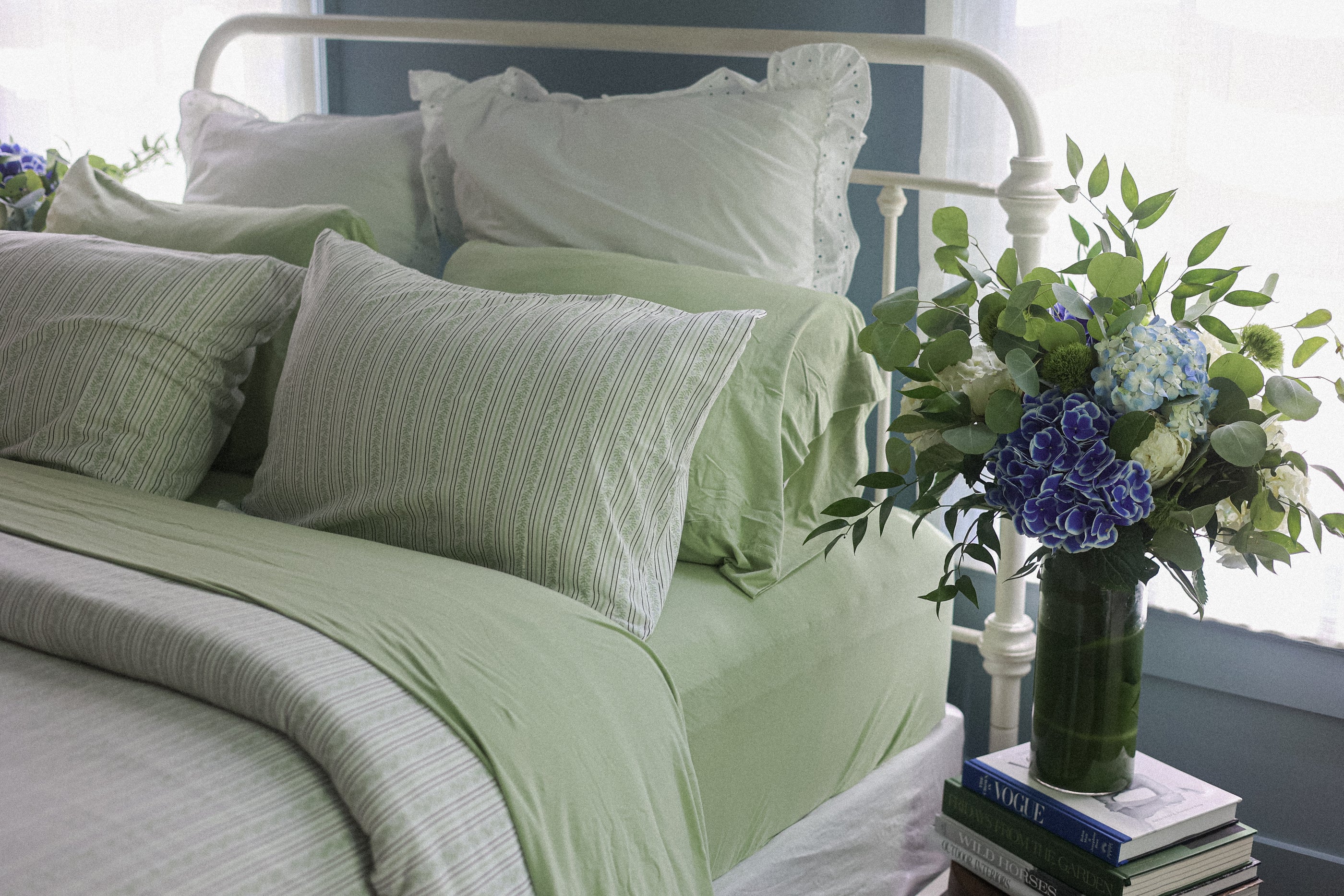 Jersey Pillowcase Set - Sage